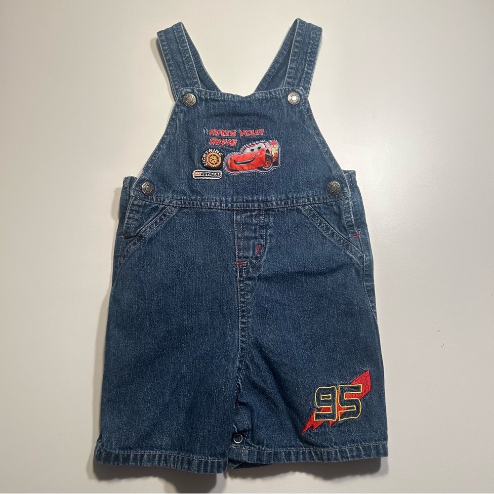 Disney Cars Lightning McQueen Kids Overalls